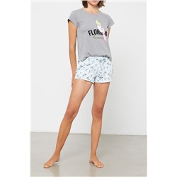 Camiseta Cylia Gris jaspeado