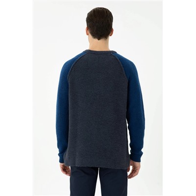 Erkek Lacivert Kazak