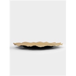 Тарелка подстановочная, 33 см, пластик, золотистая, Iceberg