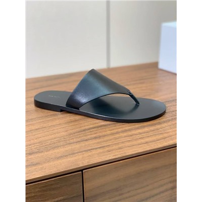 Женские шлепки через палец на плоской подошве  ЗЕ РО*У