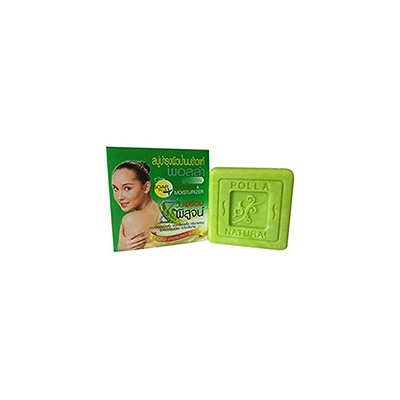 осветляющее мыло с рисовым молочком от Polla 150 гр / Polla Rice Milk Blemishes Skin Whitening Dark Spot Herbal Cleanser Soap 150g