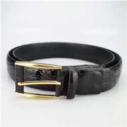 Ремень из кожи крокодила 35 мм