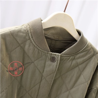 Женская стеганная куртка бомбер свободного кроя  H&*M