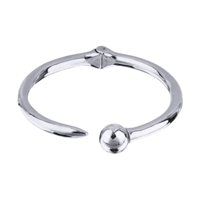 Браслет Гвоздь (бусина 12мм; покрытие родий), Есть комплект