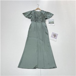 Женское платье миди насыщенного мятно-зеленого цвета W*E (крупный голландский бренд) НОВИНКА весна/лето 2025