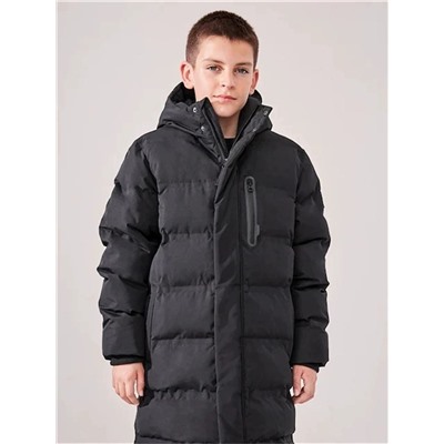 Детская теплая удлиненная куртка для мальчика  НЭКС*Т  Материал: с ветро и водозащитой
