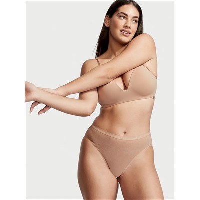 Stretch Cotton High-Leg Brief Panty