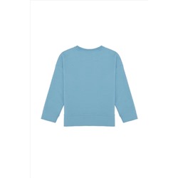 Çocuk Mavi Sweatshirt