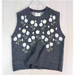 Стильный повседневный жилет-свитер