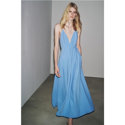 ZW COLLECTION LONG DRESS WITH TIES