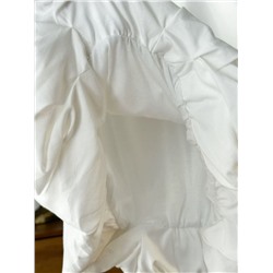 Женская укороченная футболка с объемным подолом  ЗАР*А