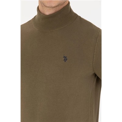 Erkek Haki Basic Kazak