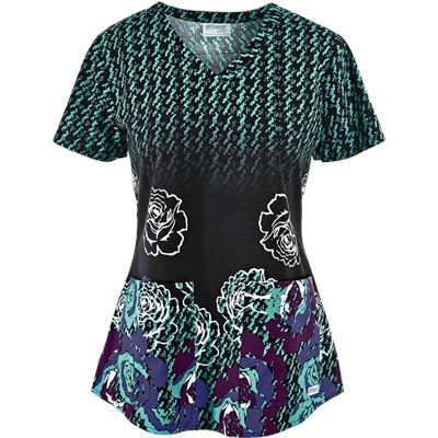 Grey's Anatomy Scrubs Duchess Print Top
