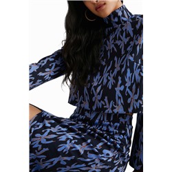 Jersey punto cuello alto