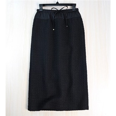 Женская фактурная шерстяная юбка-миди