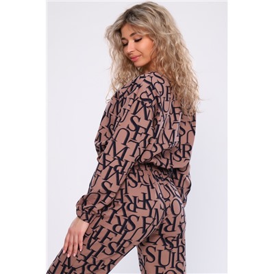 Костюм с брюками БУКВЫ