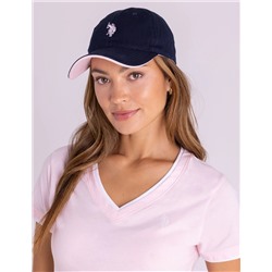 WOMENS TWILL CENTER LOGO HAT