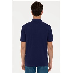 Erkek Lacivert Polo Yaka Tişört