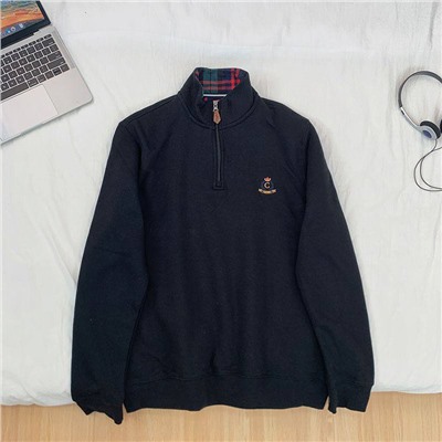 Мужской свитшот с воротником-стойкой Chap*s  Экспорт