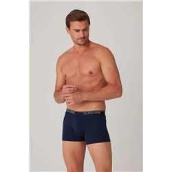 U.S. Polo Assn. Erkek Lacivert - Baskılı 2 Li Boxer 80350ınt