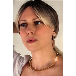 Дизайнерский чокер-обруч Жгут, 8мм + Подарок