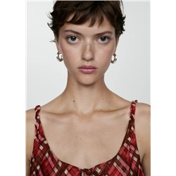 Vestido largo cuadros