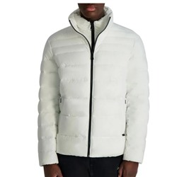 Karl Lagerfeld Paris Quilted Zip-Front Puffer Jacket