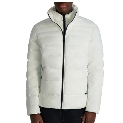 Karl Lagerfeld Paris Quilted Zip-Front Puffer Jacket