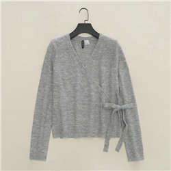 Женская кофта с завязками  из нежного трикотажа  ЗАР*А