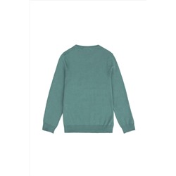 Erkek Çocuk Mint Basic Kazak