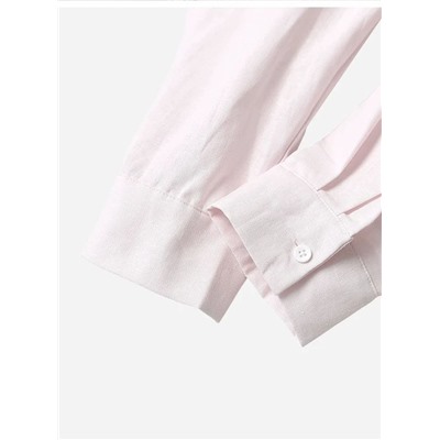 Женское платье рубашка из смесового льна МАНГ*О