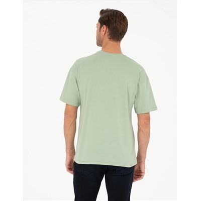 Yeşil Comfort Fit Tişört