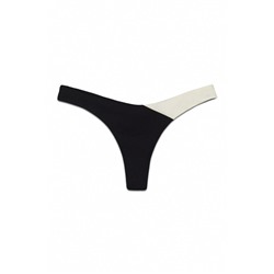 Braga bikini tanga color block B&W