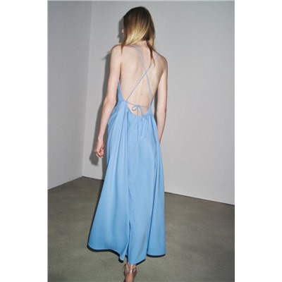 ZW COLLECTION LONG DRESS WITH TIES
