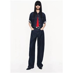 Джинсы из качественного эластичного хлопка с высокой талией МО*КО