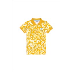 Erkek Çocuk Safran Polo Yaka Tişört