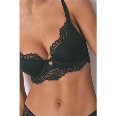 Sujetador GORGEOUS push-up encaje negro