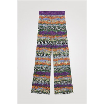 Pantalón acampanado space dye