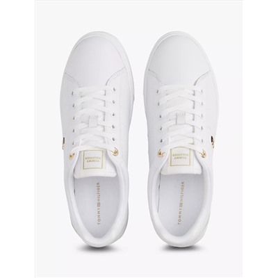 Leather Court Sneaker   Women