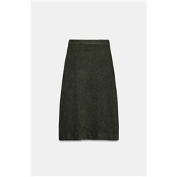 SOFT-TOUCH KNIT MIDI SKIRT