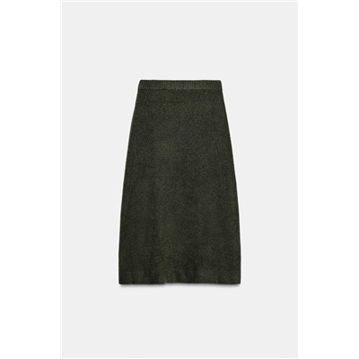 SOFT-TOUCH KNIT MIDI SKIRT