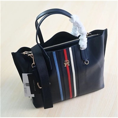 Большая вместительная сумка-тоут через плечо ТОММИ ХИЛФИГЕ*Р