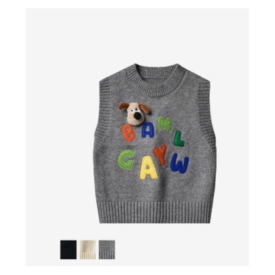 Вязаная жилетка для мальчиков и девоечк