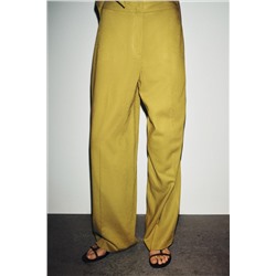 PANTALÓN RECTO CON LINO