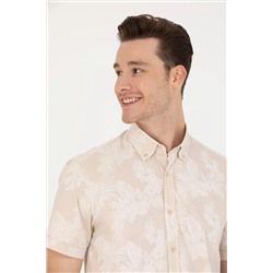 Erkek Taş Kısa Kollu Gömlek