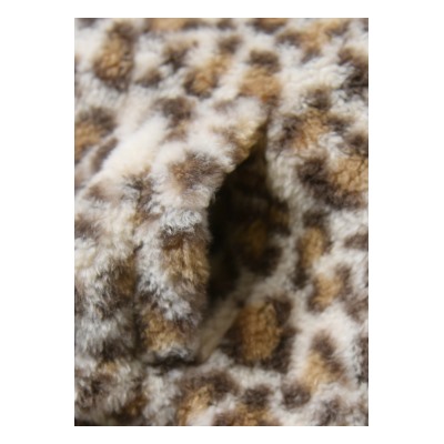 Леопардовая курточка пушистая