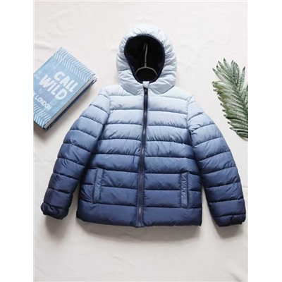 Детская стеганная куртка с градиентом, экспорт