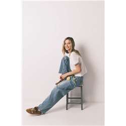 Camiseta lisa manga corta 100% algodón blanca