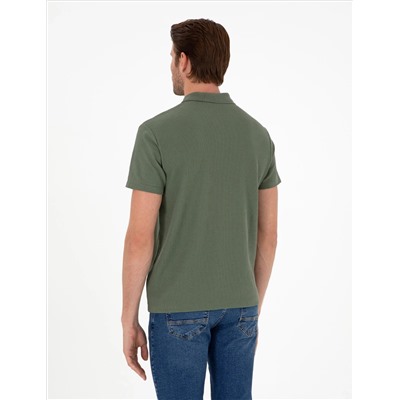 Haki Slim Fit Tişört