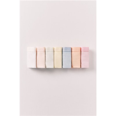 Pack 7 tangas algodón soft logo